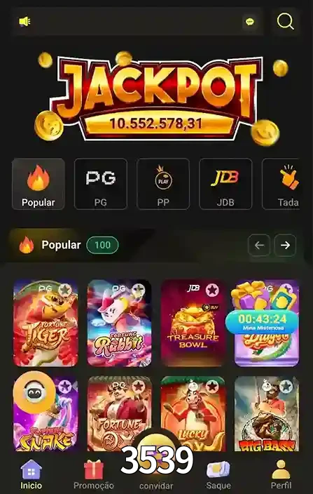 Promoções Especiais no 3539 App